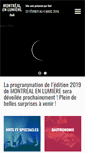 Mobile Screenshot of montrealenlumiere.com